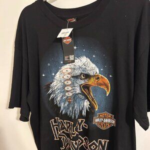 Ring of Fire Harley Davidson Eagle Shirt XL  Gorgeous Shirt